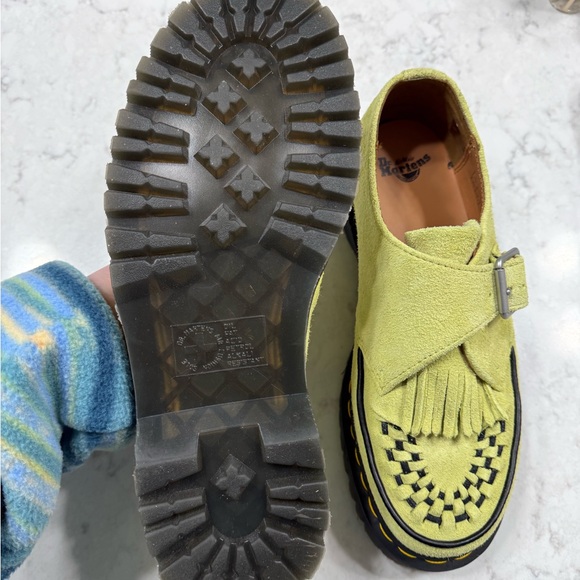 Dr. Martens Ramsey Kiltie Lime Green Loafers - Picture 8 of 10